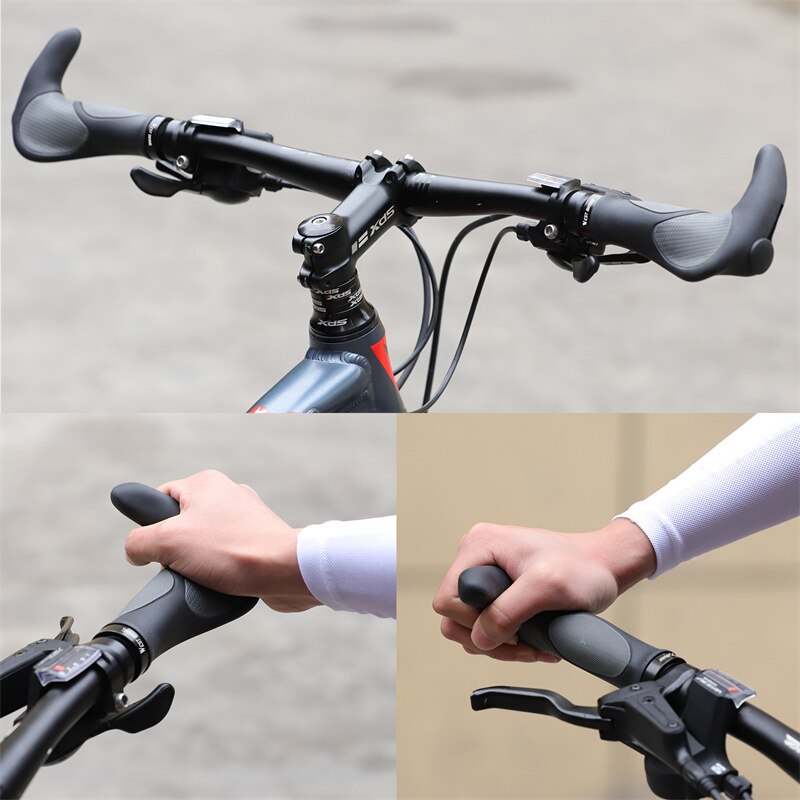 Bicycle Handlebar Grips Ergonomic Handle End Grips Comfort Lock-on Handle Cover For Mountain Bike BMX MTB Cycling
