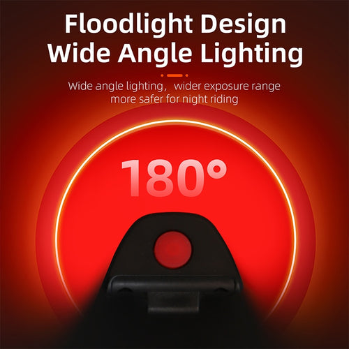Load image into Gallery viewer, High-Brightness Taillights 180° Wide-Angle Bicycle Front And Rear Lights USB Rechargeable MTB Bike LED Floodlight
