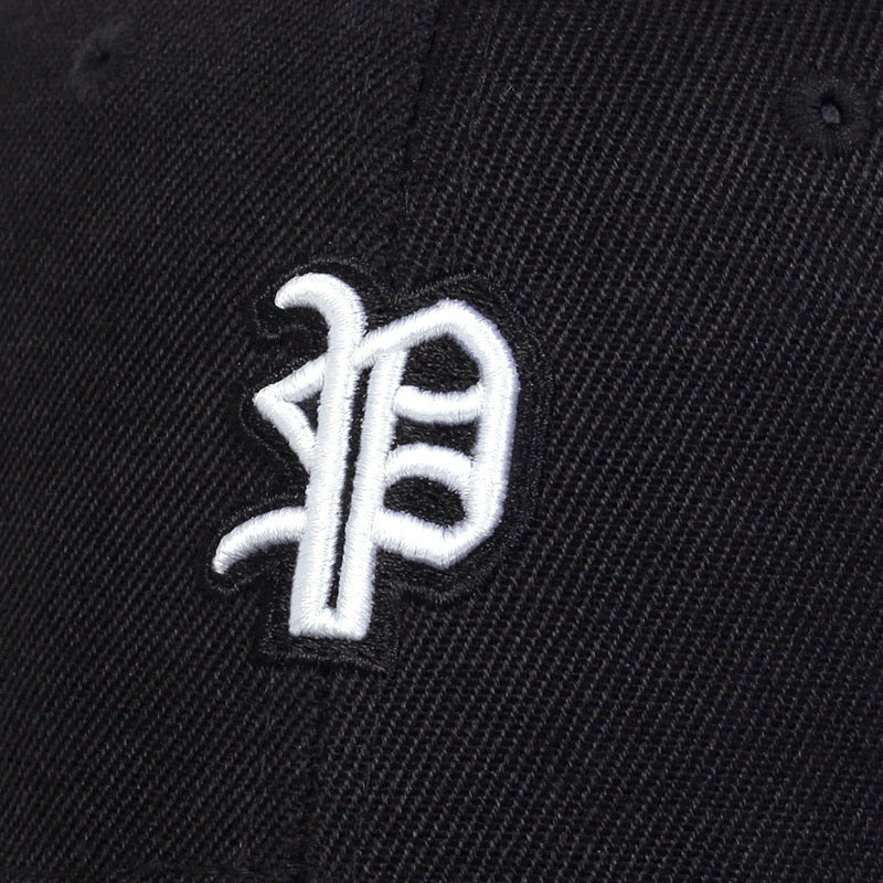 P letter baseball caps men wom fashion cap hats