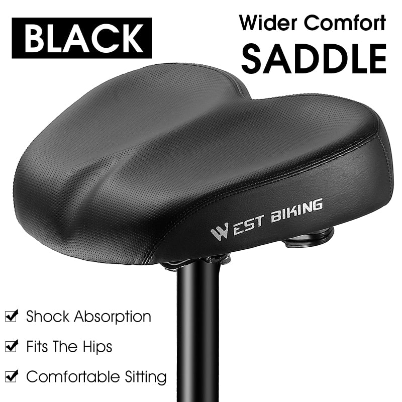 Ergonomic Bicycle Saddle Soft Widen Thicken Cushion For Long Distance Riding MTB Road Bike Comfortable Cycling Seat