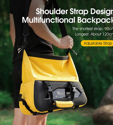 13-25L Expandable Bike Trunk Bag MTB Hard Shell Bicycle Rear Carrier Bag Waterproof Travel Suitcases Shoulder Bag