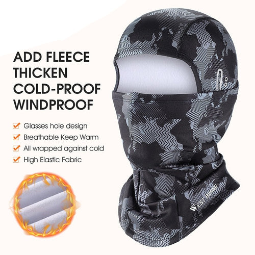 Load image into Gallery viewer, Winter Warm Cycling Cap Soft Fleece Balaclava Sport Scarf Neck Warmer Ski Bicycle Motorcycle Running Cap Bike Hat
