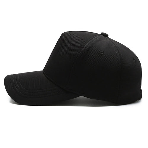 Load image into Gallery viewer, Solid Black Cap Summer Men&#39;s Baseball Caps Breathable Fashion Women&#39;s Snapback Adjustable Kpop Trucker Hat Golf Cap
