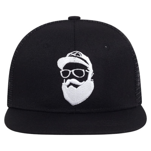 Load image into Gallery viewer, Beard old man embroidery baseball cap Fashion summer Mesh caps casual snapback Hat adjustable hip hop Hats gorras
