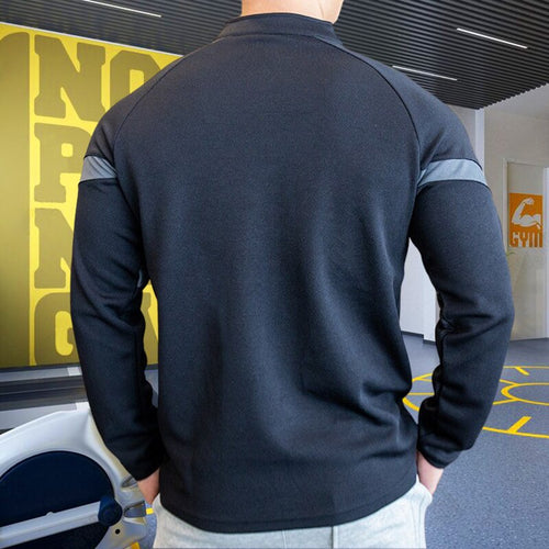 Load image into Gallery viewer, Men Running T-shirt Long Sleeve Sportswear Sports Top Clothes Fitness Bodybuilding Cotton Sweatshirt Gym Workout Apparel
