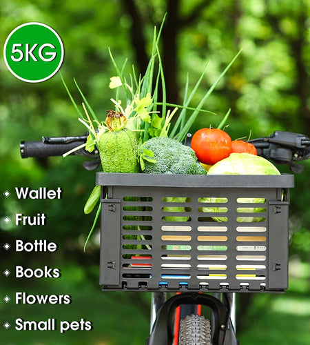 Foldable Bicycle Front Basket Multi-functional MTB Road Bicycle Handlebar Bag Rear Pannier Cycling Accessories