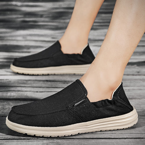 Load image into Gallery viewer, Men&#39;s Casual Shoes Canvas Breathable Loafers Men Male Comfortable Outdoor Walking Shoes Classic Loafers Men Sneakers
