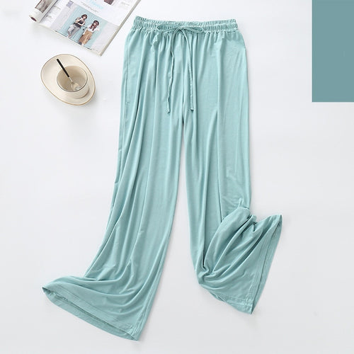 Load image into Gallery viewer, Summer Women&#39;s Pajamas Pants Super Soft Modal Viscose Sleepwear Solid Colors Casual Leisure Homewear Pants Comfortable
