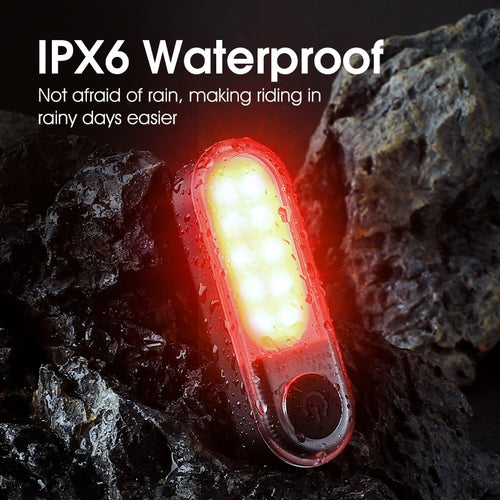 Load image into Gallery viewer, Rechargable Bicycle Rear Light High Visibility MTB Road Bike Flashing Taillights Safety Warning USB LED Lights
