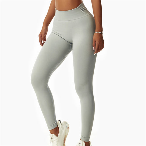Women Gym Cotton Legging 500- Grey
