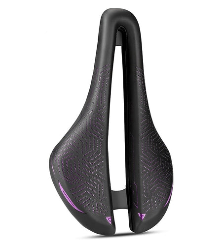 MTB Road Bike Saddle Hollow Soft Comfortable Breathable Seat With Warning Taillight USB Road Bicycle Cycling Saddles