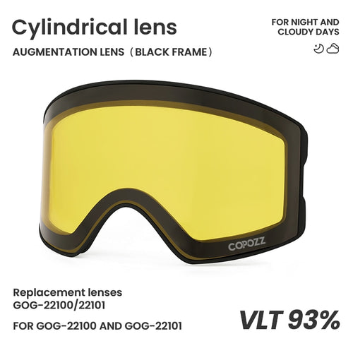 Load image into Gallery viewer, 22101 and 22100 Ski Goggles Magnetic Replacement Lenses Spherical lens and Cylindrical lens
