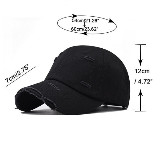 Load image into Gallery viewer, Cotton Summer Baseball Caps Holes Solid Trucker Hat Snapback Bone Fashion Casual Adjustable Dad Cap for Men Women
