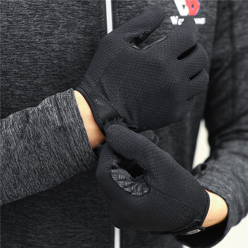 Load image into Gallery viewer, Summer Cycling Gloves Full Finger MTB Bike Gloves Touch Screen Non-Slip Silicone Palm Rest Driving Riding Gloves
