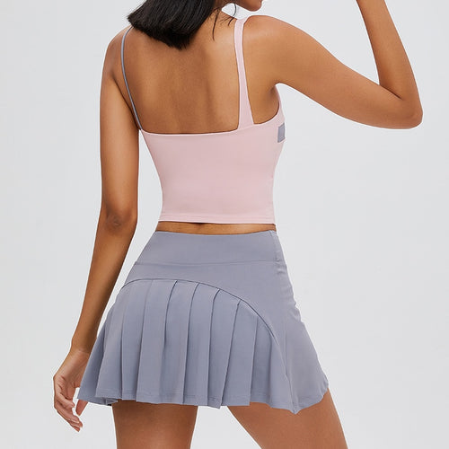 Load image into Gallery viewer, Cloud Hide Safe Yoga Pleated Skirts Sexy Fitness High Waist Athletic Quick Dry Skort Women Sports Golf Running Tennis Pantskirt
