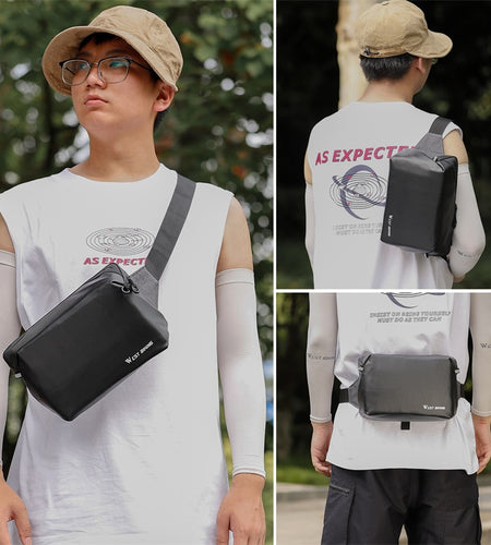 Multifunctional Bike Handlebar Bag Electric Scooter Front Pocket Shoulder Chest Bag MTB Road Cycling Accessories