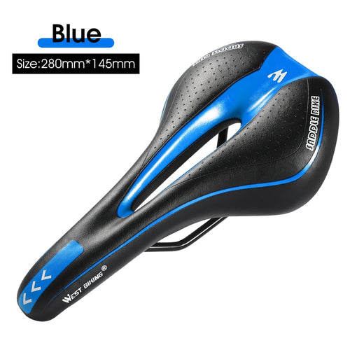 Load image into Gallery viewer, Ultralight MTB Saddle Multicolor Road Bike Seat Comfortable Foam Mountain Bike Saddle Bmx Seat Hollow Cycling Saddle
