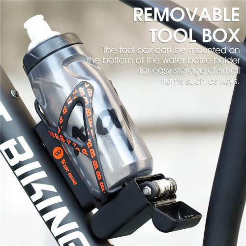 Load image into Gallery viewer, Multifunctional Bicycle Bottle Holder With 2 Tire Levers Tool Box MTB Road Bike Bottle Cage Rack Cycling Accessories
