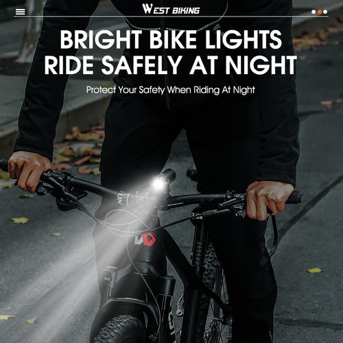 Load image into Gallery viewer, Bike Front Light Rainproof USB Rechargeable Bicycle Light 500LM Cycling Headlight LED 2000mAh Flashlight Bike Lamp
