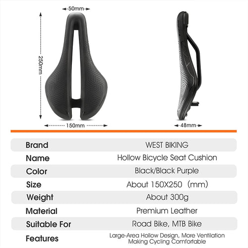 Load image into Gallery viewer, MTB Road Bike Saddle Hollow Soft Comfortable Breathable Seat With Warning Taillight USB Road Bicycle Cycling Saddles
