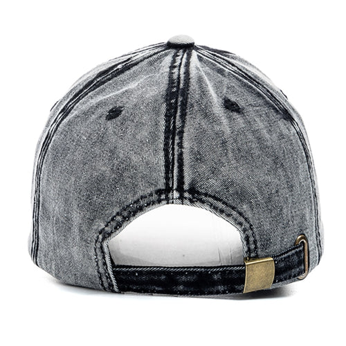Load image into Gallery viewer, Unisex Washed Cotton Cap High Quality Denim Plain Baseball Cap Men Women Adjustable Casual Outdoor Streetwear Fashion Hat
