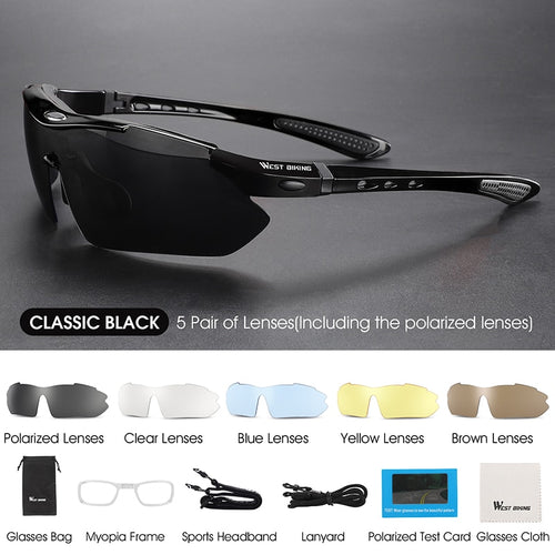 Load image into Gallery viewer, Cycling Polarized Eyewear Glasses Bicycle Sunglasses Mountain Road Bike Men Women Sport Glasses Cycling Equipment
