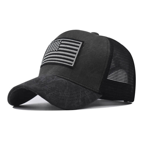 Load image into Gallery viewer, Fashion Women Men USA Flag Mesh Baseball Cap Male Female Breathable Snapback Hats Unisex Trucker Hats Cap For Women Men
