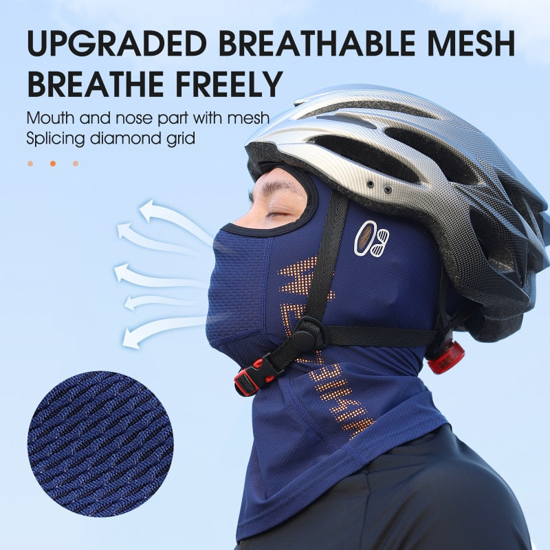 Summer Cycling Cap Anti-UV Full Face Cover Breathable Sport MTB Bike Motorcycle Balaclava Bicycle Helmet Liner Caps