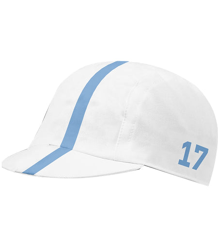 Follow Me 17 White Polyester Cycling Cap Outdoor Bicycle Sports For Quick Dry Balaclava Blue Star Breathable BIke Hats