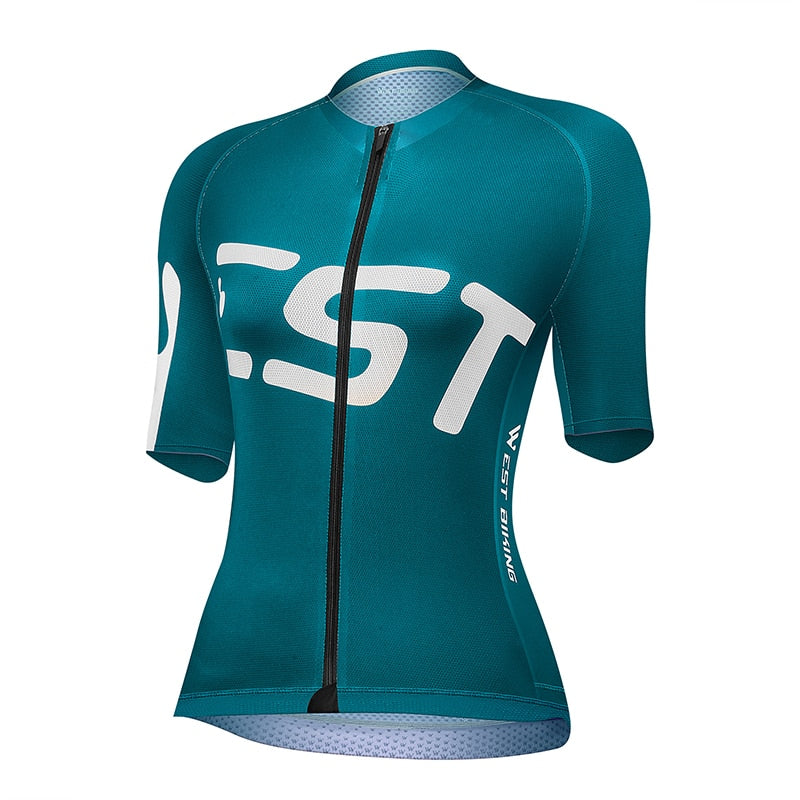 Summer Unisex Cycling Jersey Men's Sports MTB T-shirt Back Pocket Short Sleeve Road Bike Racing Couple's Clothing