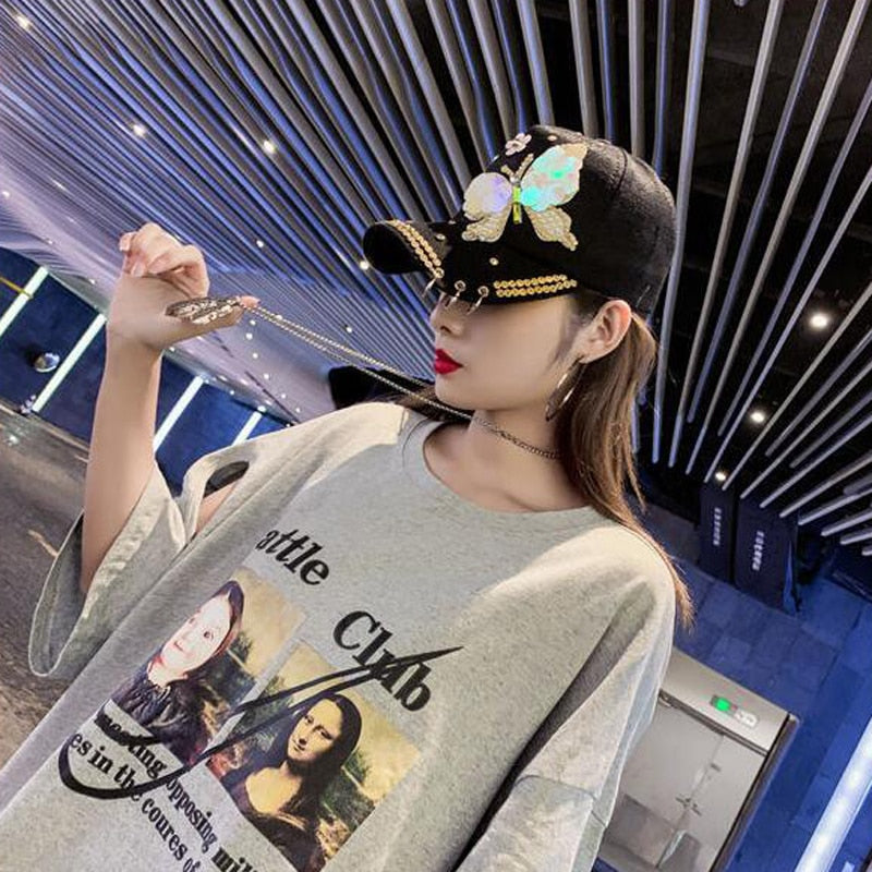 Fashion Baseball Cap Graffiti Sun Hip Hop Cap Visor Spring Hat Men Adjustable Snapback Cotton Cap For Women Men Hats