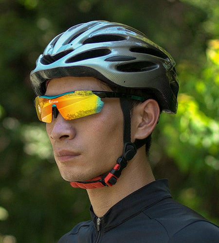 5 Lens Polarized Cycling Eyewear Outdoor Sport Sun Glasses Bicycle Glasses Men Women Protection Goggles Bike Sunglasses