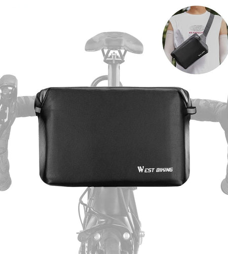 Multifunctional Bike Handlebar Bag Electric Scooter Front Pocket Shoulder Chest Bag MTB Road Cycling Accessories