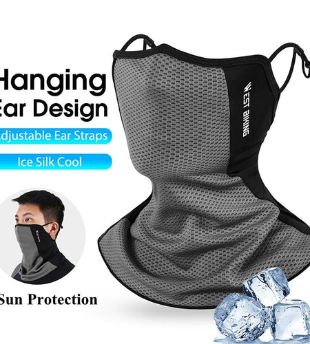 Breathable Summer Cycling Headwear Ice Silk Anti-UV Outdoor Sport Running Scarf Dustproof Men Women Bike Balaclava