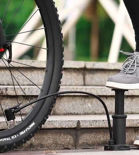 Ultralight Portable Bike Pump MTB Road Bicycle Foot Pump Presta & Schrader Dunlop Valve Cycling Tire Air Inflator