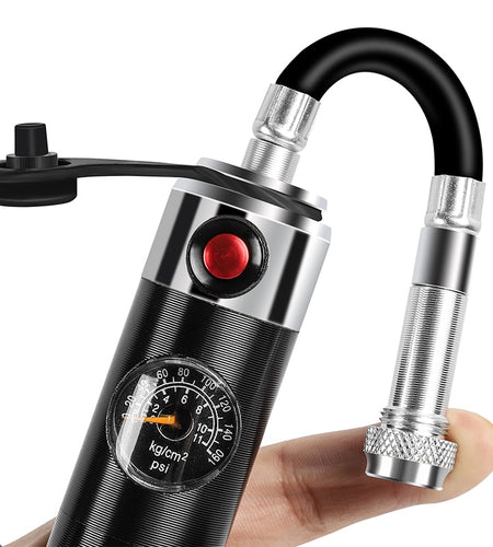 Portable Bike Pump High Pressure Gauge Hand Pump MTB Road Bicycle Accessories Schrader Presta Valve Cycling Pump