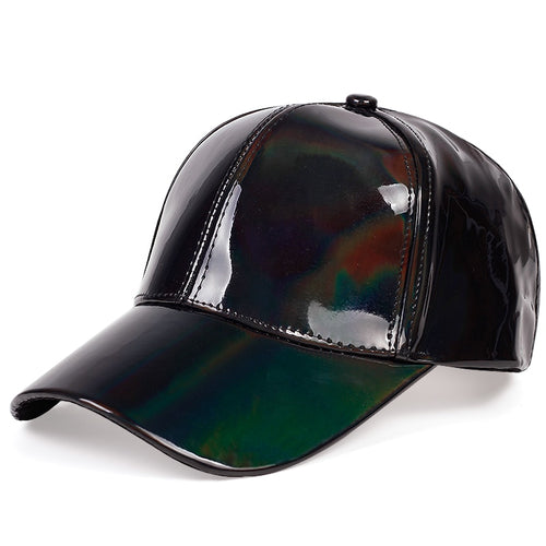 Load image into Gallery viewer, Glossy red and black party goer baseball cap
