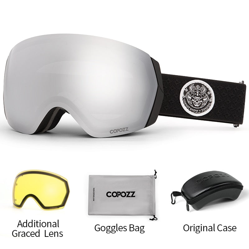 Professional Ski Goggles Double Layers Anti-fog UV400 Men Women Winter Snowmobile Eyewear Snowboard Sports Glasses