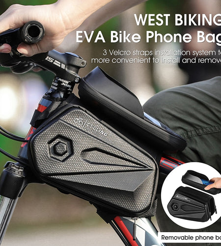 Bicycle Bag Front Frame MTB Bike Bag Cycling Accessories High Quality Waterproof Touch Screen Top Tube Phone Bag