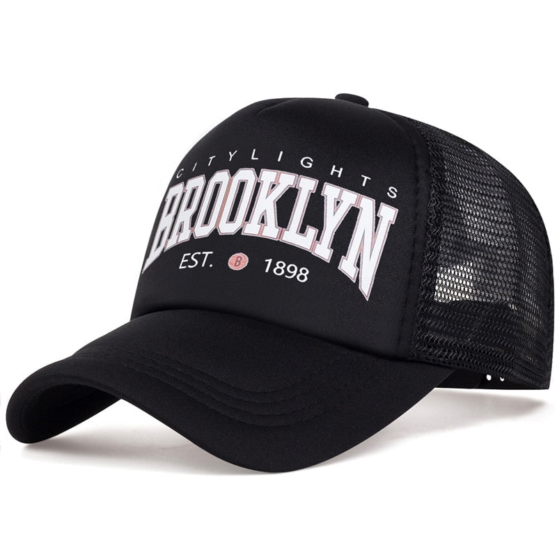 Brooklyn Women's Cap For Male Men's Baseball Cap Top Kpop Sports truck caap hats