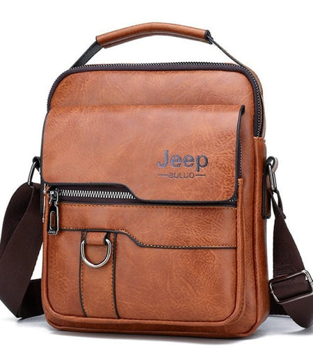 Luxury Brand Men Crossbody Messenger Bags Business Casual Handbag Male PU Shoulder Bag Large Capacity