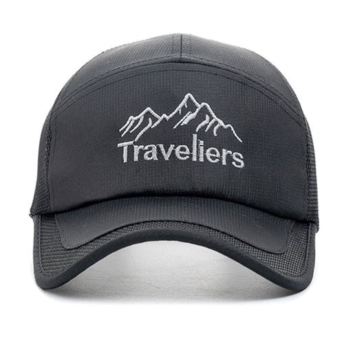 Load image into Gallery viewer, Outdoor Sport Cap For Men Traveliers Letter Baseball Cap Male Adjustable Fishing Hat Casual Leisure Summer Trucker Hat
