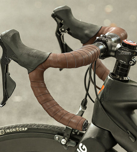 Genuine Leather Handlebar Tape For Road Bike Retro Color Drop-Bar Bike Handlebar Winding Gravel Bicycle Accessories