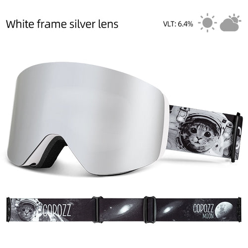 Load image into Gallery viewer, Professional Winter Ski Goggles Magnetic Quick-Change Double Layers Anti-Fog Snowboard goggles Men Women Ski Equipment
