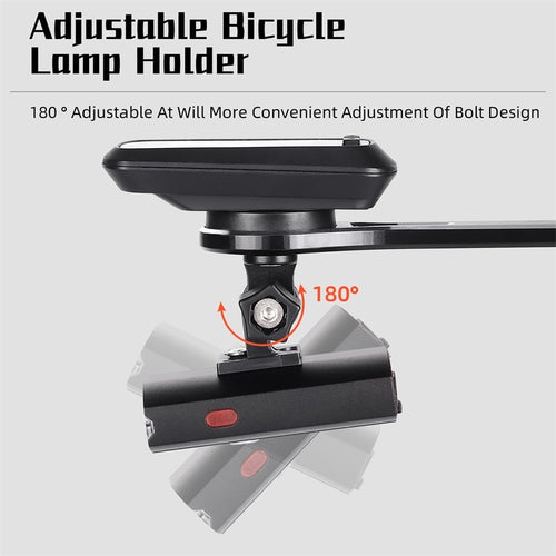 Load image into Gallery viewer, Racing Bicycle Handlebars Centered Computer Holder GPS Bike Support Cycling Flashlight Gopro Mount Extension
