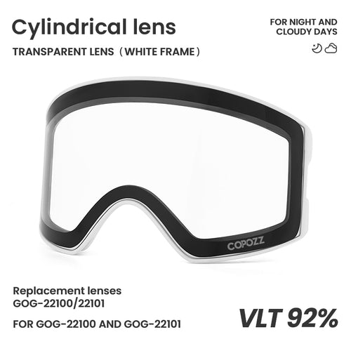 Load image into Gallery viewer, 22101 and 22100 Ski Goggles Magnetic Replacement Lenses Spherical lens and Cylindrical lens
