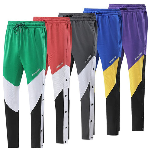 Load image into Gallery viewer, Mens Buttons Pants Running Sports Trousers Male Casual Jogging Basketball Football Sweatpants Outdoor Athletics Loose Plus Size
