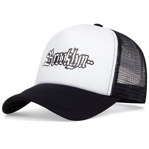 Load image into Gallery viewer, BROOKLYN truck cap Women Men Baseball Cap Outdoor Sunscreen Unisex Baseball Hat

