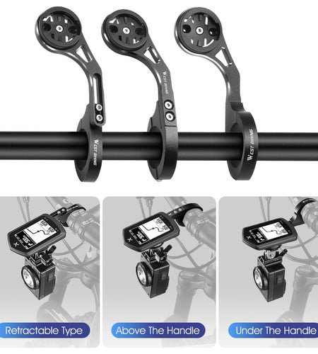 Bicycle Computer Holder Camera FlashLight Stander GPS Bike Mount for iGPSPORT Garmin Bryton Wahoo Gopro XOSS