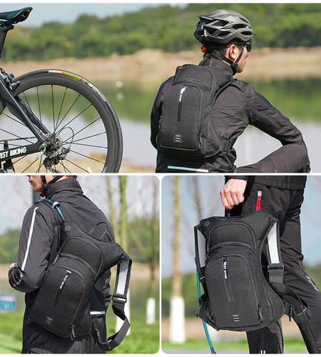 10L Cycling Hydration Backpack Ergonomic Adjustable MTB Bicycle Bag Mountaineering Hiking Climbing Sport Backpack